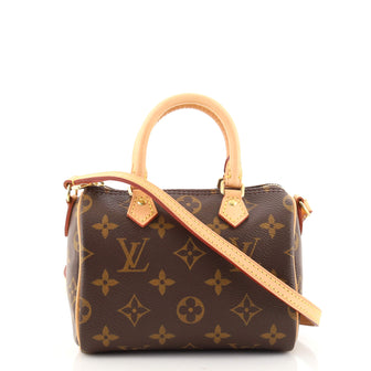 Louis Vuitton Speedy Bandouliere Bag Monogram Canvas Nano