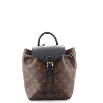 Louis Vuitton Montsouris Backpack NM Monogram Canvas with Leather BB