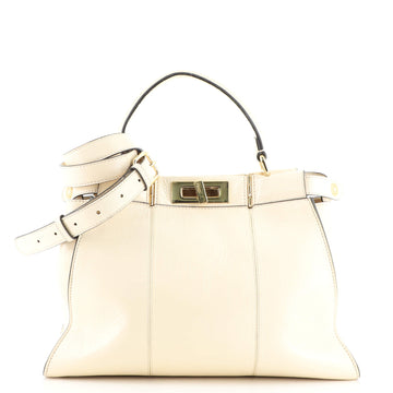 Fendi Peekaboo Bag Crinkled Patent Regular