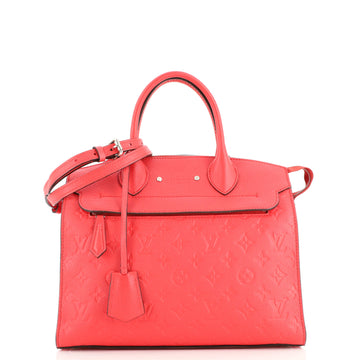 Louis Vuitton Pont Neuf Handbag Monogram Empreinte Leather MM