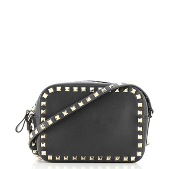 Valentino Rockstud Camera Crossbody Bag Leather