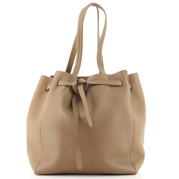 Celine Phantom Tie Cabas Tote Leather Medium