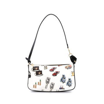 Louis Vuitton Pochette Limited Edition Stickers Monogram Vernis neutral