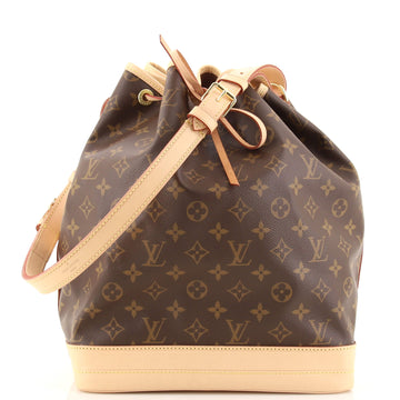 Louis Vuitton Noe Handbag Monogram Canvas Large