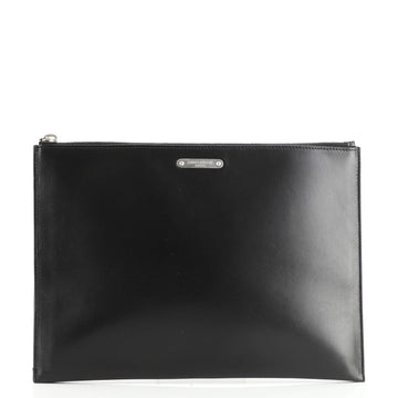 Saint Laurent Zip Pouch Leather Medium