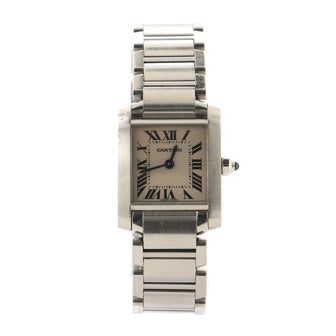 Cartier Tank Francaise Quartz Watch Stainless Steel 20