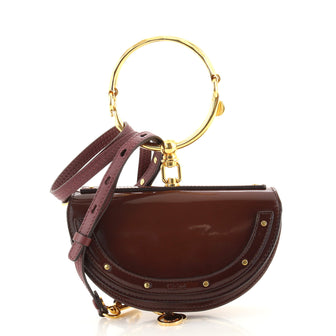 Chloe Nile Crossbody Bag Patent Mini