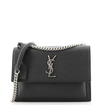 Saint Laurent Sunset Crossbody Bag Leather Medium