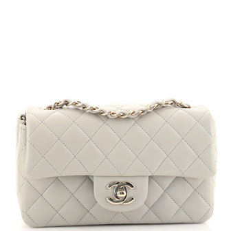 Chanel Classic Single Flap Bag Quilted Lambskin Mini
