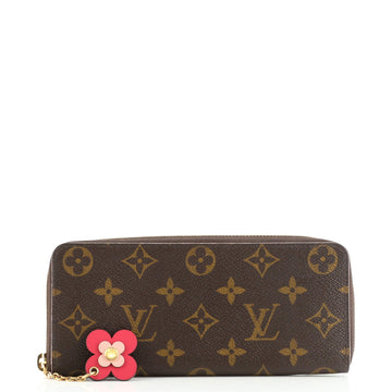 Louis Vuitton Clemence Wallet Limited Edition Blooming Flowers Monogram Canvas
