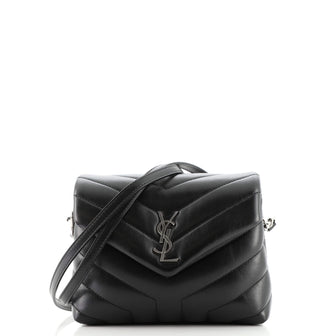 Saint Laurent LouLou Shoulder Bag Matelasse Chevron Leather Toy