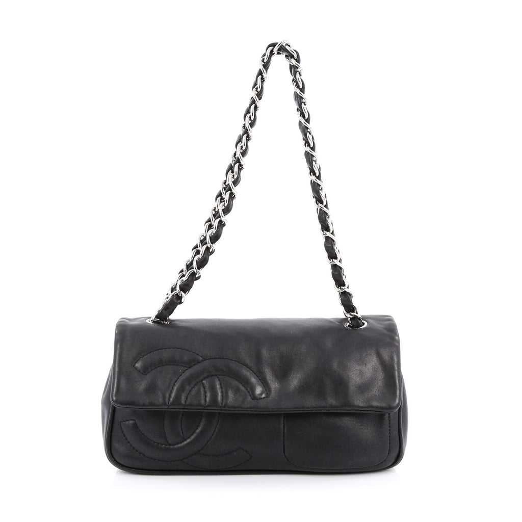 Chanel Diagonal Ligne Accordion Tote - Black Totes, Handbags