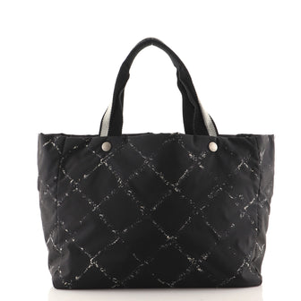 Chanel Travel Line Tote Printed Nylon Large