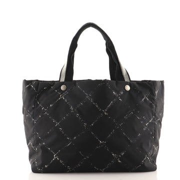 Chanel Travel Line Tote Printed Nylon Large