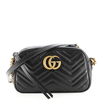 Gucci GG Marmont Shoulder Bag Matelasse Leather Small