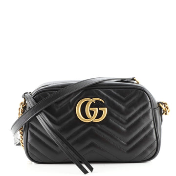 Gucci GG Marmont Shoulder Bag Matelasse Leather Small