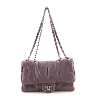 Chanel Chic Knit Flap Bag Sheepskin and Wool Mini