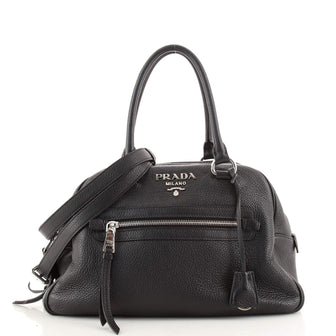 Prada Front Pocket Convertible Tote Vitello Daino Medium