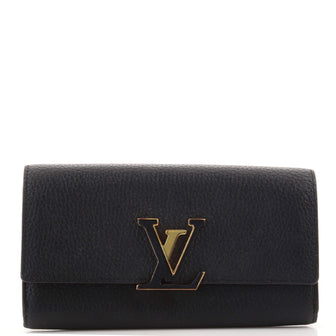 Louis Vuitton Capucines Wallet Leather