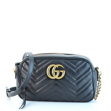 Gucci GG Marmont Shoulder Bag Matelasse Leather Small
