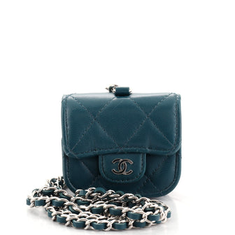 Chanel AirPods Pro Flap Case with Chain Quilted Lambskin