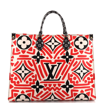Louis Vuitton OnTheGo Tote Limited Edition Crafty Monogram Giant GM