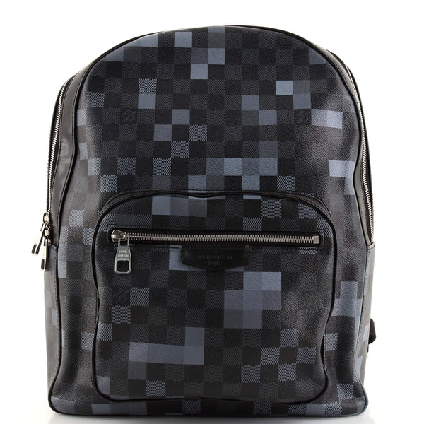 Louis Vuitton Josh Backpack Limited Edition Damier Graphite Pixel Black 162751109