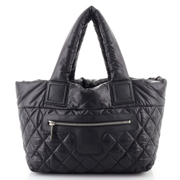 Chanel Coco Cocoon Reversible Tote Quilted Nylon Small