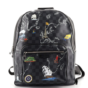 Louis Vuitton Josh Backpack Limited Edition Renaissance Map Damier Graphite