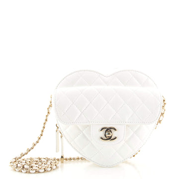Chanel CC in Love Heart Bag Quilted Lambskin