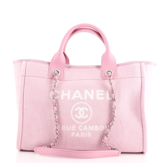 Chanel Deauville NM Tote Mixed Fibers Small