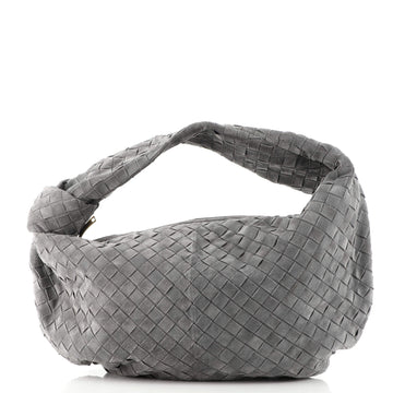 Bottega Veneta BV Jodie Hobo Intrecciato Suede Large