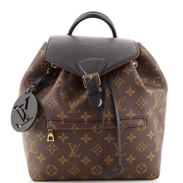 Louis Vuitton Montsouris Backpack NM Monogram Canvas with Leather PM