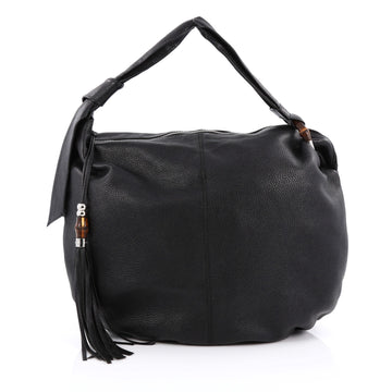 Gucci Jungle Hobo Leather Medium