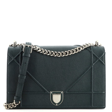 Christian Dior Diorama Flap Bag Grained Calfskin Large