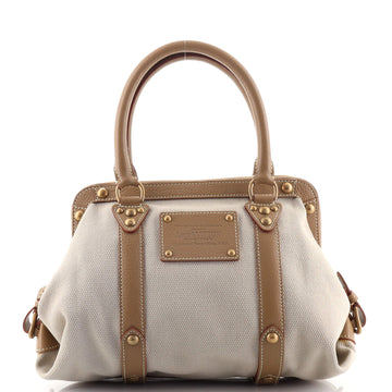 Louis Vuitton Sac De Nuit Trianon Handbag Toile and Leather GM