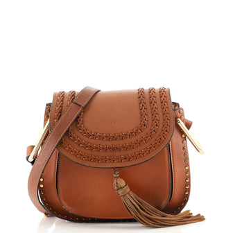 Chloe Hudson Handbag Whipstitch Leather Small