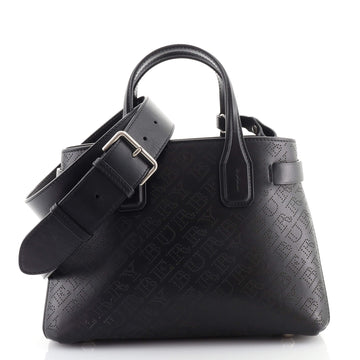 Burberry Banner NM Tote Perforated Leather Small