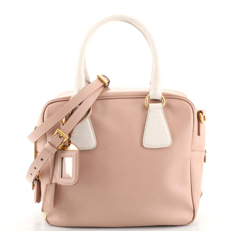 Prada Square Bauletto Bag Saffiano Leather Small