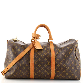 Louis Vuitton Keepall Bandouliere Bag Monogram Canvas 50