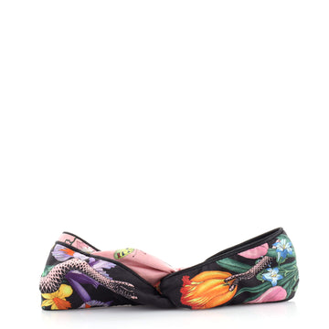 Gucci Headband Printed GG Silk