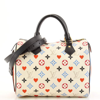 Louis Vuitton Speedy Bandouliere Bag Limited Edition Game On Multicolor Monogram 25