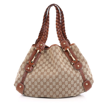 Gucci Pelham Shoulder Bag GG Canvas Medium