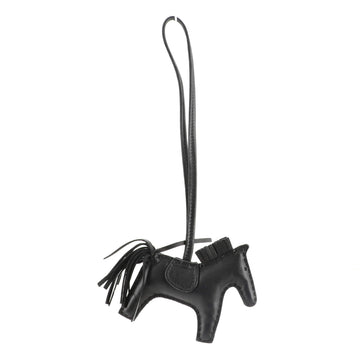Hermes So Black GriGri Rodeo Bag Charm Leather PM