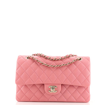Chanel Classic Double Flap Bag Quilted Caviar Medium