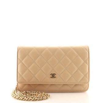 Chanel Wallet on Chain Quilted Caviar