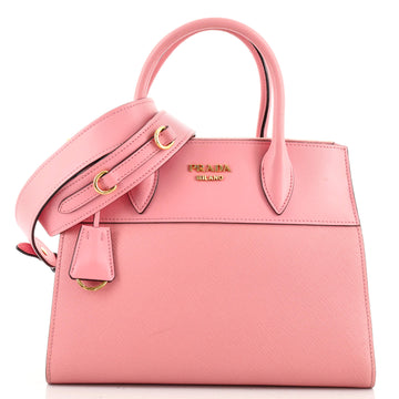 Prada Paradigme Tote Saffiano with City Calf Small