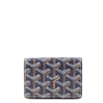 Goyard Business Card Case Coated Canvas