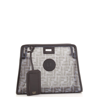 Fendi Peekaboo Defender Zucca Mesh Small