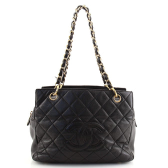 Chanel Petite Timeless Tote Quilted Caviar